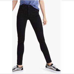 Madewell Roadtripper skinny black denim jeans stretch ankle new women new 25